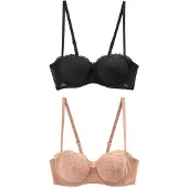 Next BH nude / zwart