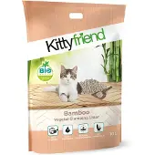 Kitty friend Bamboo plantaardige kattenbakvulling 10 liter