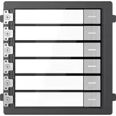 Hikvision DS-KD-KK/S 6 Beldrukkers RVS