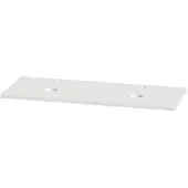 Tiger Wasblad s-line met uitsparingen 120 cm hoogglans wit