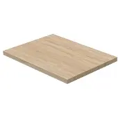 Tiger Wasblad s-line zonder uitsparingen 60 cm licht eik