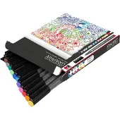 Ark Fineliner Graphix Doodle Supreme 0.5 mm, 12 Stück