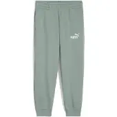 Puma ESS No. 1-logo fleece sweatpant voor Heren, Groen, Maat 6-7Y