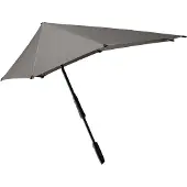 Senz Large Stick Stormparaplu silk grey
