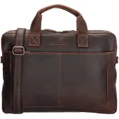 Hide & Stitches Japura Laptopbag darkbrown