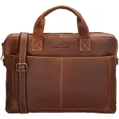 Hide & Stitches Japura Laptopbag cognac