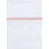 Babys Only Wieglaken geweven bies oud roze/wit