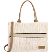 Zebra trends Handtas/Schoudertas Straw Light Natural
