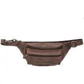 Hide & Stitches Idaho Azure Heuptas donkerbruin crossbody dames