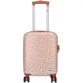 Zebra trends Travel Kinderkoffer lichtroze
