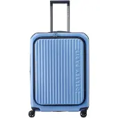 Delsey SECURITIME ZIP Koffer 66 cm - Expandable - Front Opening - 69/77L - TSA Slot - SECURITECH Rits - Lavender Blue