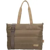 Zebra trends Puffer Shopper/Laptoptas 15'' Elske Donker Taupe