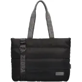 Zebra trends Puffer Shopper/Laptoptas 15'' Elske Zwart