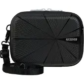 American Tourister Starvibe Cross Over black hardcase koffer crossbody dames