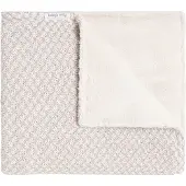 Babys Only Wiegdeken teddy Happiness urban taupe/ecru