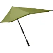 Senz Large Stick Storm Umbrella fren green