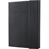 Sigel notitieboek - Conceptum Pure - A5 - zwart - hardcover - 194 pagina's - 80 grams - ruit - met magneetsluiting - SI-CO161