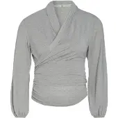 Babys Only Zwangerschaps wikkeltop Glow dusty grey - L