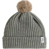 Babys Only Mutsje met pompon Cool urban green - 3-8 jaar