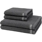 Ross Dames en Heren 2 X handdoek 2 X douchehanddoek - in set Smart
