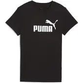 Puma Functioneel shirt 'ESS No. 1' zwart / wit