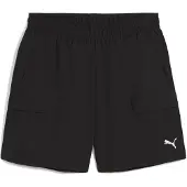 Puma Cargobroek 'WARDROBE ESS' zwart / wit