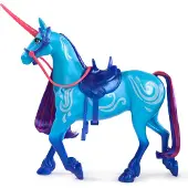 Unicorn Academy - Eenhoorn Leaf - met afneembaar hoofdstel en zadel