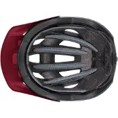 One Trail Pro fiethelm, verstelbaar, bordeaux/zwart, maat 58-61 cm (L)