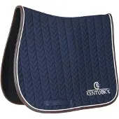 Kentucky Horsewear Horsewear - Zadeldoek - Leder Fishbone Zadeldekje - Jumping - Marine
