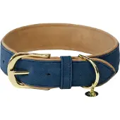 Kentucky Dogwear - Hondenhalsband - Gevlochten Nylon Hondenriem - Lichtblauw - Maat XS (37cm)
