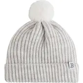 Babys Only Mutsje met pompon Cool ecru - 3-8 jaar