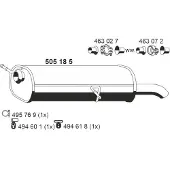 ERNST 505185 Einddemper