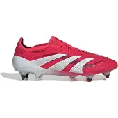 Adidas Predator Elite IJzeren-Nop Voetbalschoenen (SG) Rood Wit Zwart