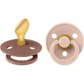 BIBS Fopspeen Anatomical Woodchuck/Blush 6-18mnd 2st