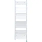 Belrad Heat Round Elektrische Handdoekradiator - 180x55cm - 900W - Wit - Staal - Verwarming, Radiatoren, Elektrische Radiatoren - 5404029155577