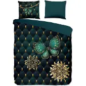 Pure dekbedovertrek Lavanya petrol - 240 x 220 cm - 100% microfiber