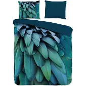 Pure Dekbedovertrek Micropercal Heather - petrol 200x200/220cm