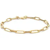 Blush armband 14 karaats geelgoud