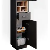 Vicco Beatrice Badkamerkast – 38 x 190 cm Antraciet