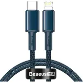 Baseus High Density Braided Cable Type-C to Lightning, PD, 20W, 2m (blue)