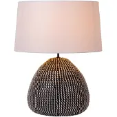 Lucide MADUKA - Tafellamp - Ø 45 cm - 1xE27 - Zwart