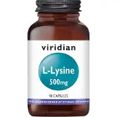 Viridian L-Lysine 500 mg | 90 capsules