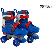 Street Rider Rolschaatsen Blauw Verstelbaar, Maat 27-30