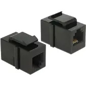 DeLOCK RJ12 keystone - RJ12 connector naar RJ12 connector - CAT 3 Ongeremd