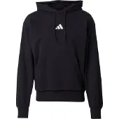 Adidas Sportsweatshirt 'Essentials Feelcozy' zwart / wit