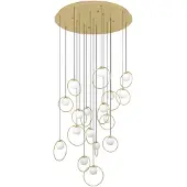 Eglo Hanglamp Portocolom Messing 17-lichts Rond