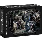 Bluebird Puzzle Anne Stokes - Wolf Collage Puzzel (1500 stukjes)