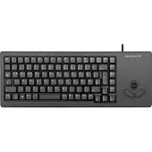 Cherry Tastaur XS Trackball Keyboard G84-5400, QWERTZ, met 2 muisknoppen, USB-poort, zwart