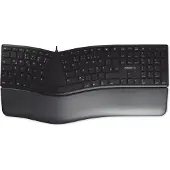 Cherry KC 4500 - Ergonomisch Toetsenbord - QWERTZ - Duits - USB - Zwart