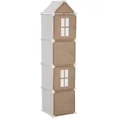 Atmosphera opbergtoren 139 cm hoog van jute en kunststof